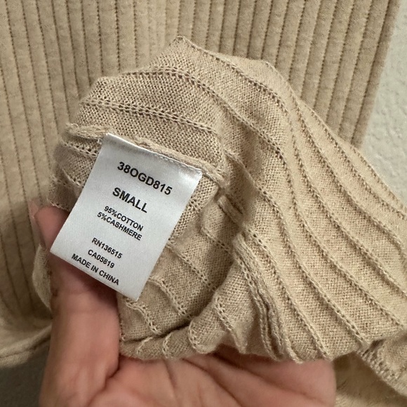 NWOT One Grey Day Collin’s Knit Dress in Sand - Picture 5 of 5